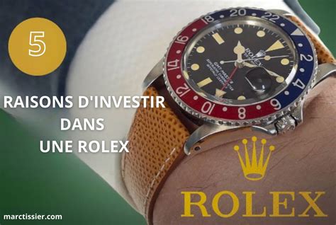 rolex investissement 2022